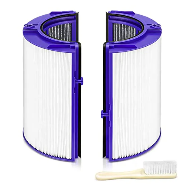360° Combi Glass 2-IN-1 HEPA+Carbon Replacement Filter Compatible with Dyson TP06 HP06 PH02 PH01…