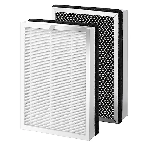MA-25 H13 True HEPA Ersatzfilter 2er Pack kompatibel mit Medify MA-25 Luftreiniger 3 in 1…