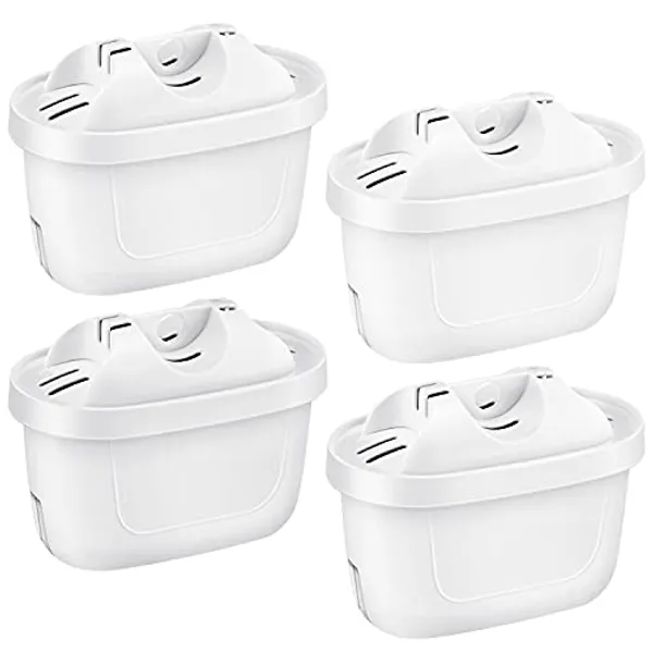 4 Pack Wasserfilter Kartuschen Kompatibel mit Brita Maxtra+ Krug, Brita Style