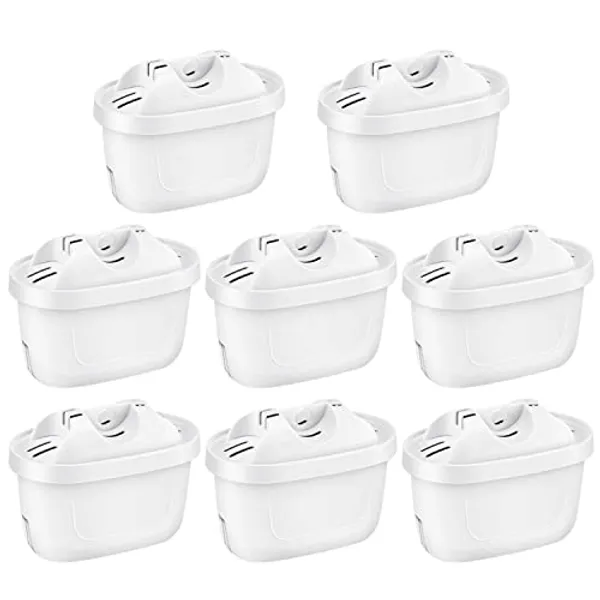 confezione da 8 filtri per l'acqua per cartucce filtranti per Brita compatibili con Brita Maxtra+