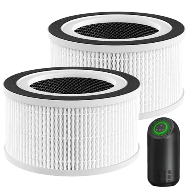 2 Pack Replacement Filter for Afloia Fillo/Halo/for Mooka Allo