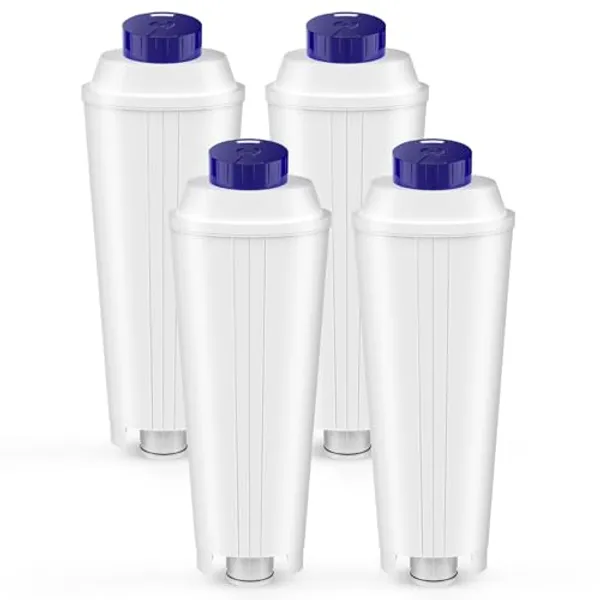 4 Stück Wasserfilter für Delonghi DLSC002 Wasserfilterkartuschen