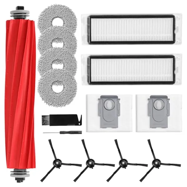 15 Pack Replacement Parts for Q Revo Robot Vacuum, Q Revo Accessory Replacement Kits