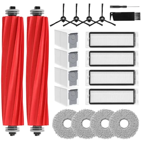 Lot de 20 pièces de rechange Q Revo compatibles avec les aspirateurs robots Roborock Q Revo