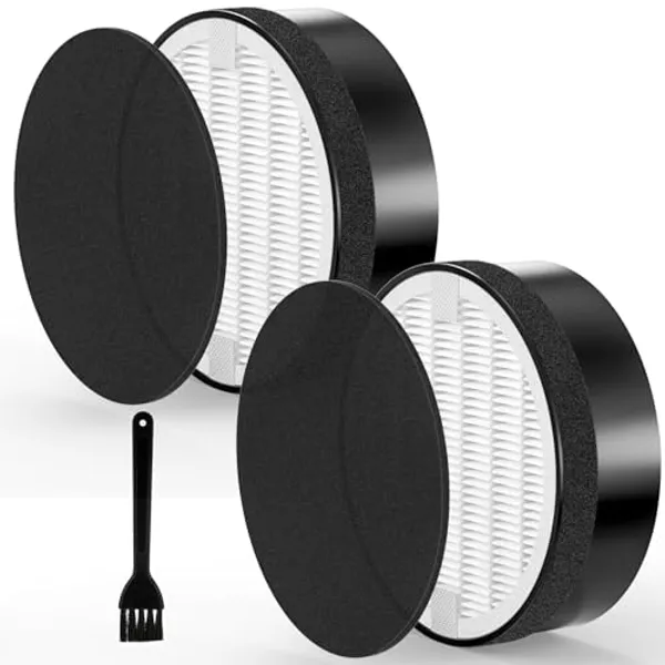 2 Pack LV-H132 Replacement Filter for LEVOIT LV-H132 Air Purifier, 2 Nylon Pre-Filter