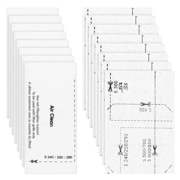 16 Filters for Miele Vacuum Cleaners [Compact C1 & C2, Complete C2 & C3
