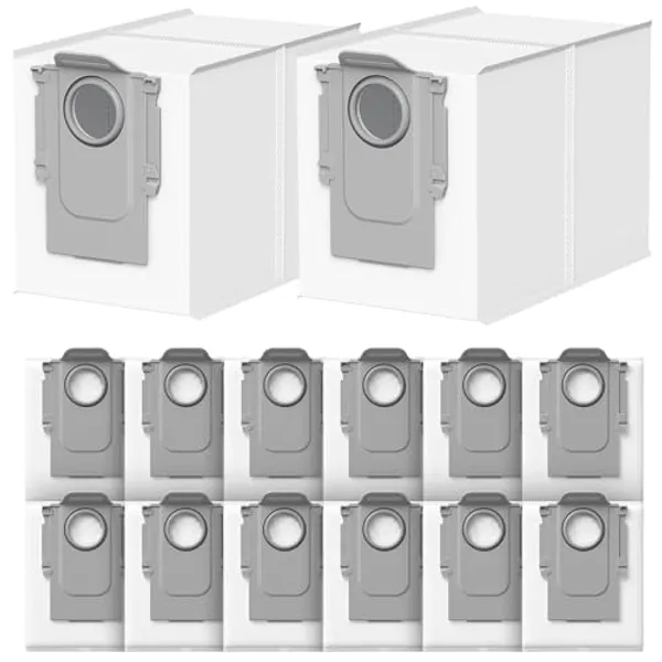 14 Pack Dust Bags for Roborock QV 35S/QV 35A/Qrevo/Qrevo S/Qrevo Pro
