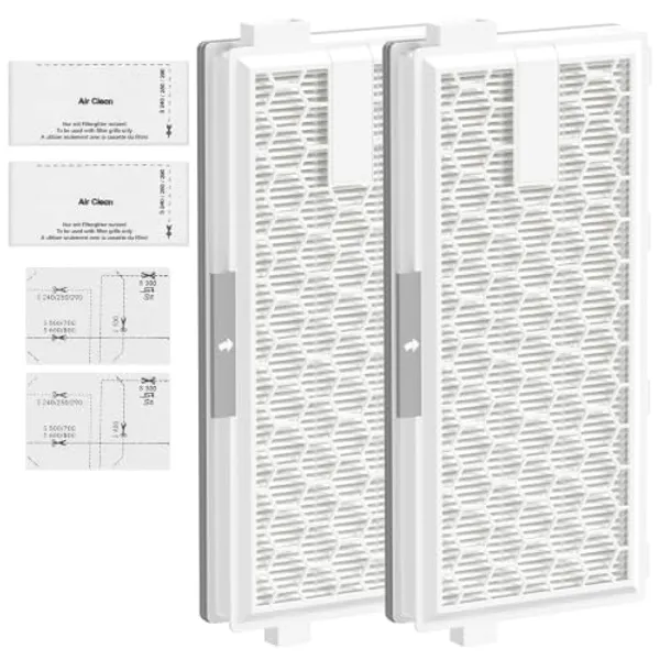 2 Filter für Miele Staubsauger [Compact C1 & C2, Complete C2 & C3